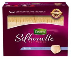 Depend Silhouette Briefs for Women